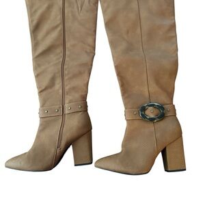 Tan Knee-High Boots